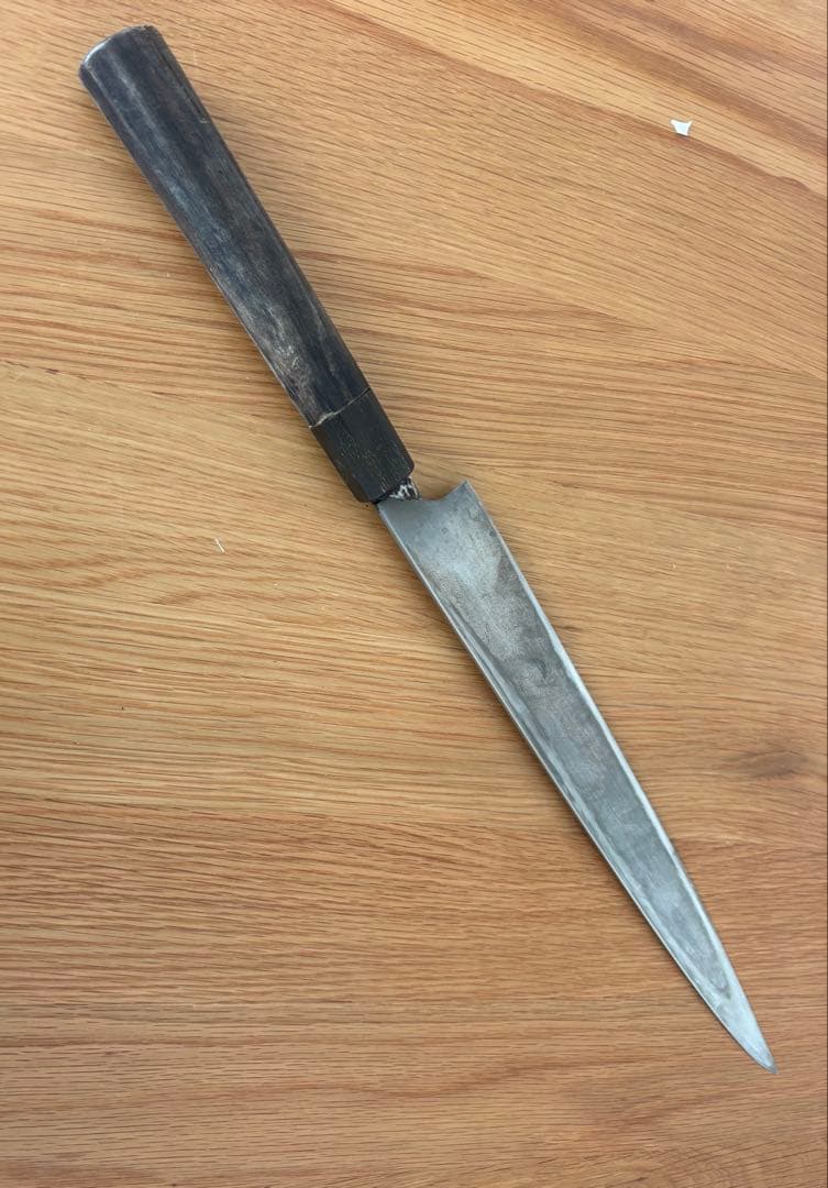 メーカー不明【光清？】柳刃包丁、まあまあ綺麗‼️刃渡り30㎝、全長47㎝