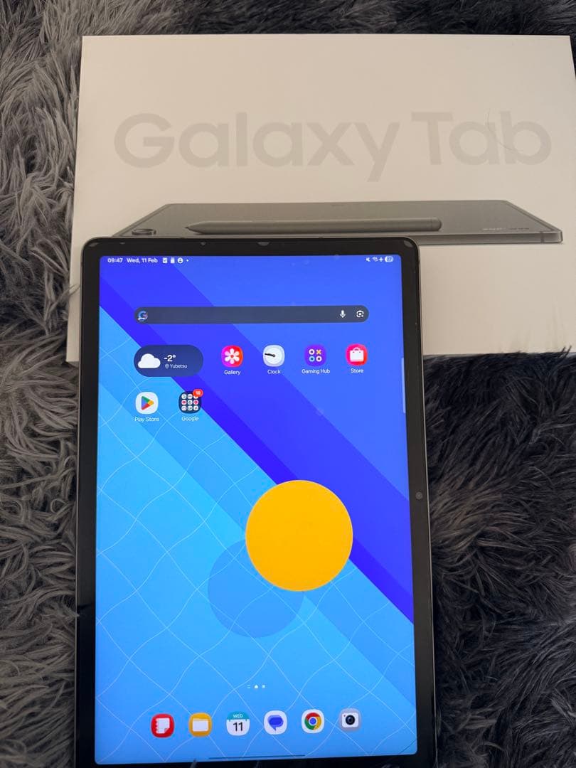 Samsung Galaxy Tab S9 FE 本体 シルバー S Pen付き