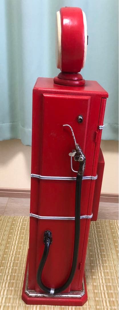 アメリカン雑貨　TEXACOガスポンプCDタワー キャビネット ラック CD収納