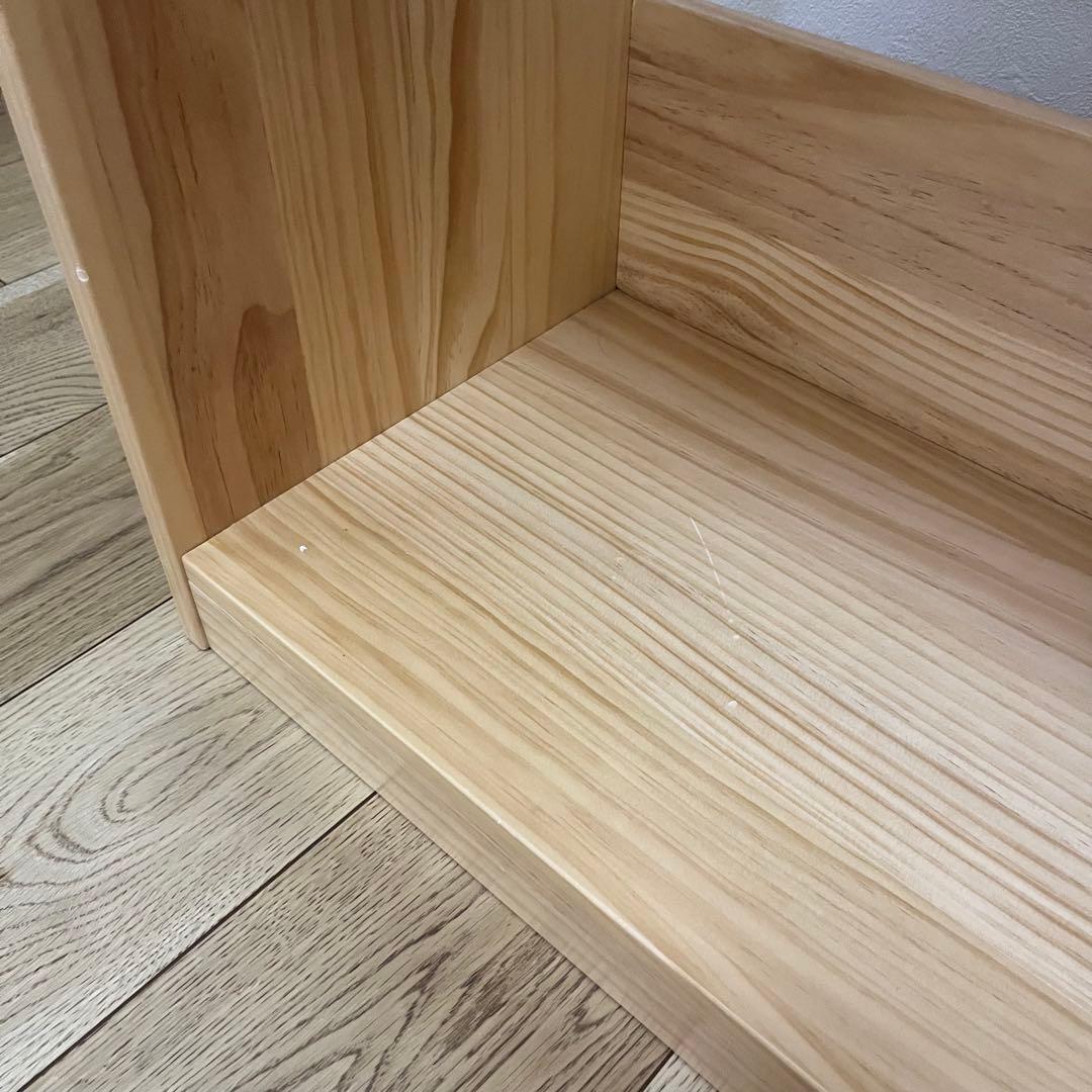 早い者勝ち！90cm 現役ママが考えた絵本ラック　天然モンテッソーリ棚