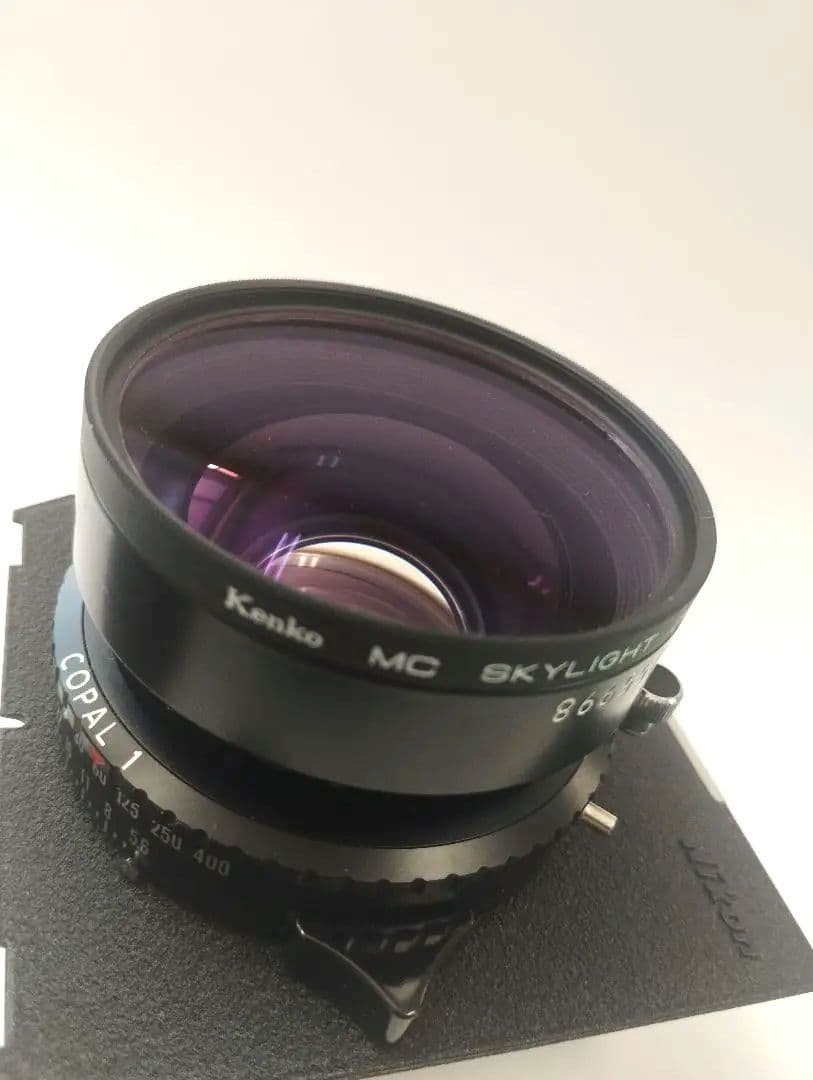 NIKON　蛇腹カメラ用レンズ　NIKKOR-W 210mm 1:56