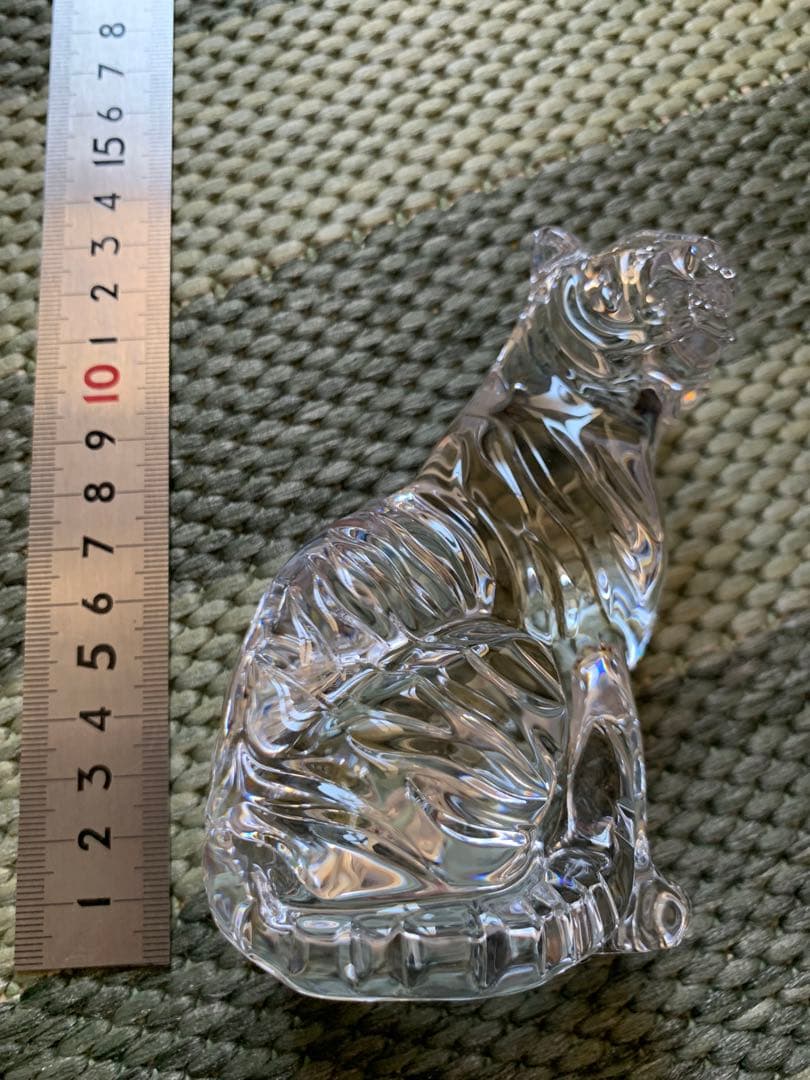 【美品】Baccarat バカラ 干支 トラ 虎 寅 置物 フィギュリン