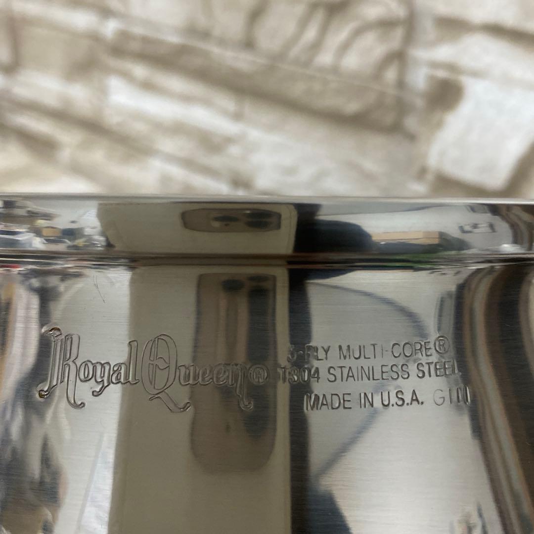 ロイヤルクイーン　【IH対応品】　２コート蓋付き　中古美品