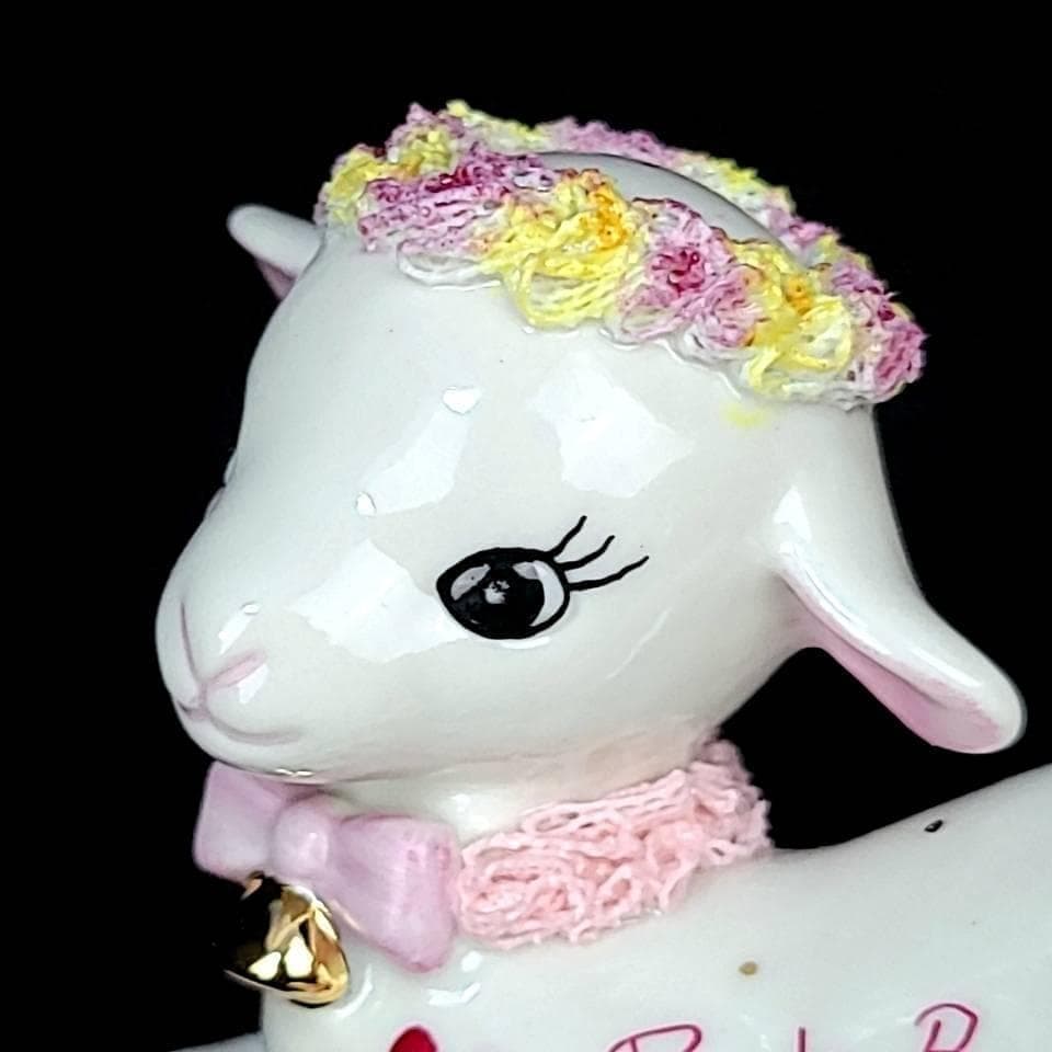 ●美品◇アイリッシュドレスデン　羊　ひつじ　未年　2015　箱つき　干支 1