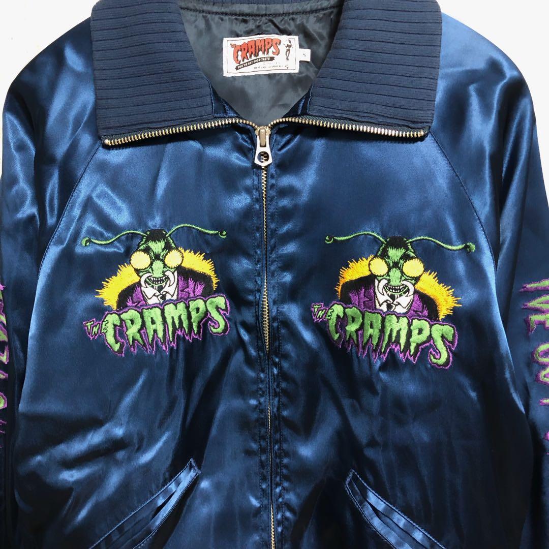 良品　HYSTERIC GLAMOUR×THE Cramps サテン　スカジャン