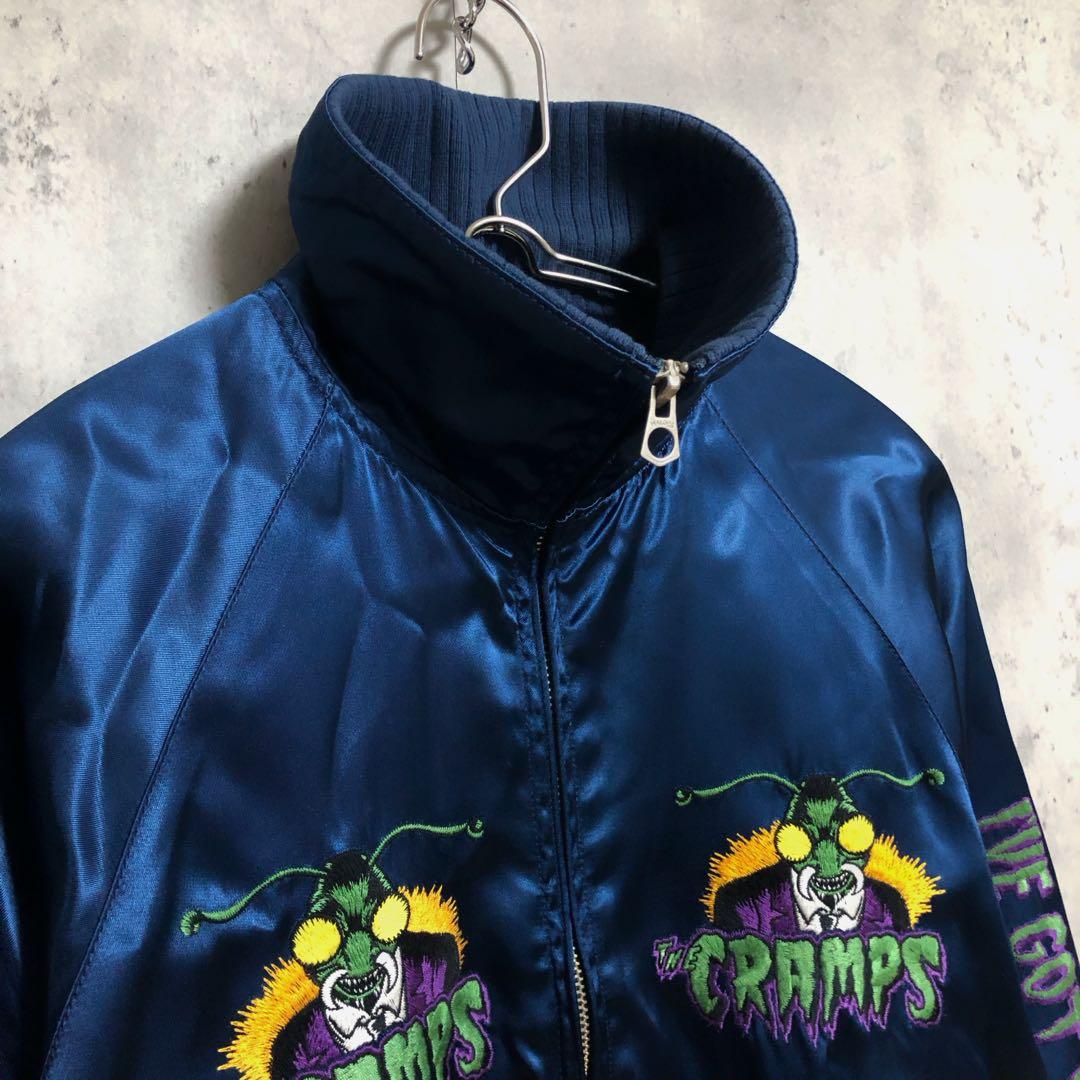 良品　HYSTERIC GLAMOUR×THE Cramps サテン　スカジャン