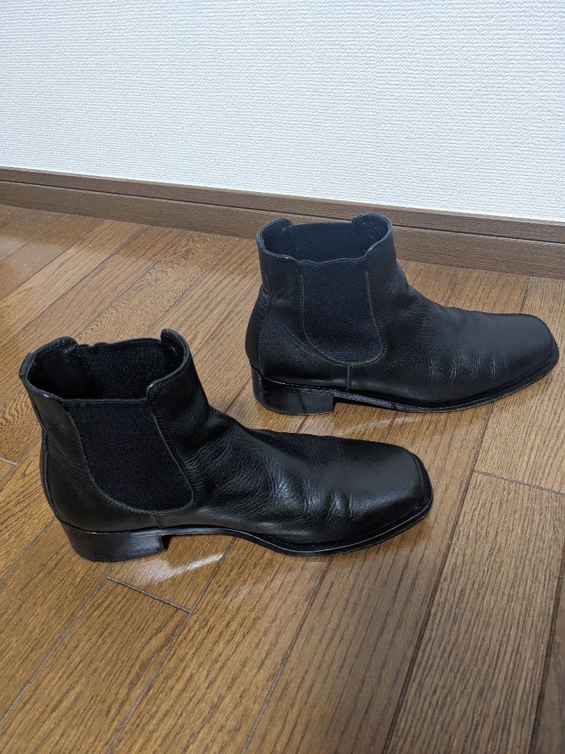 PADRONE パドローネ BL スクエアサイドゴアブーツ