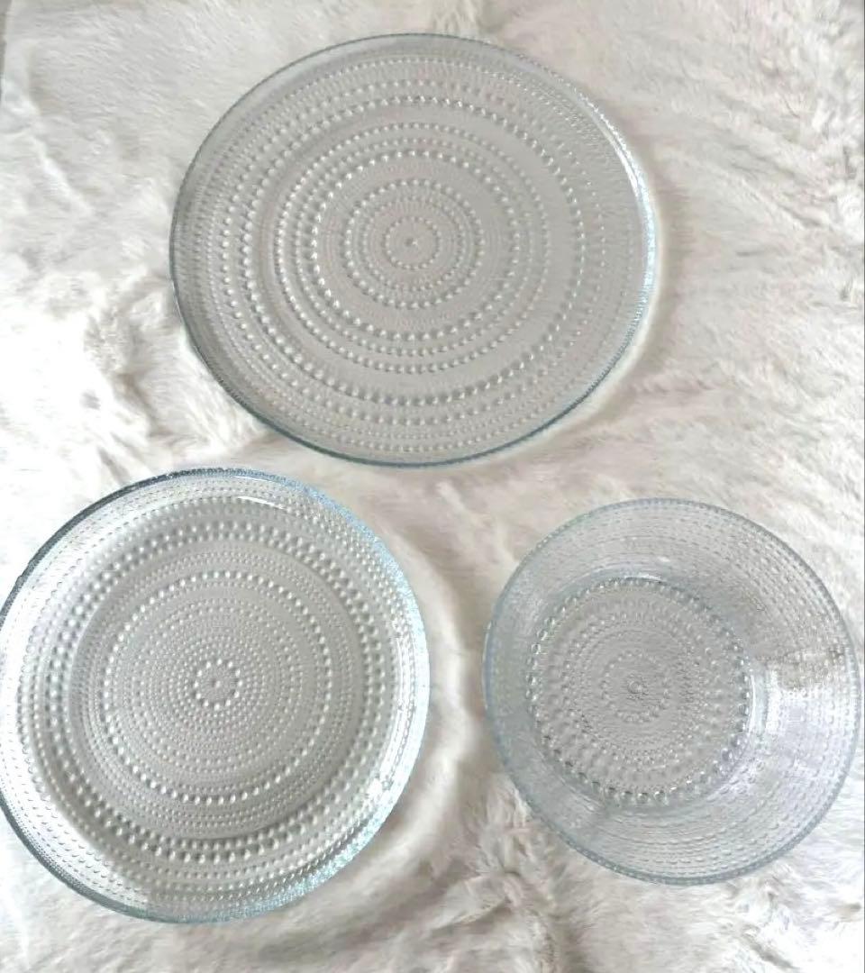 【11点お得セット】イッタラ カステヘルミ クリア ボウル &プレート 北欧食器