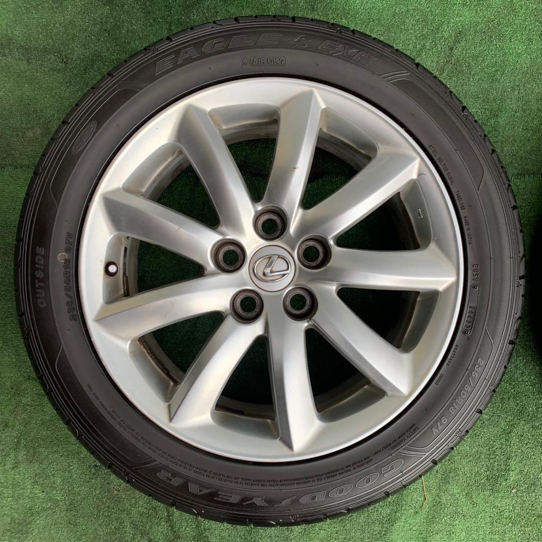 レクサス LS460 LS600 純正18インチホイール /タイヤ