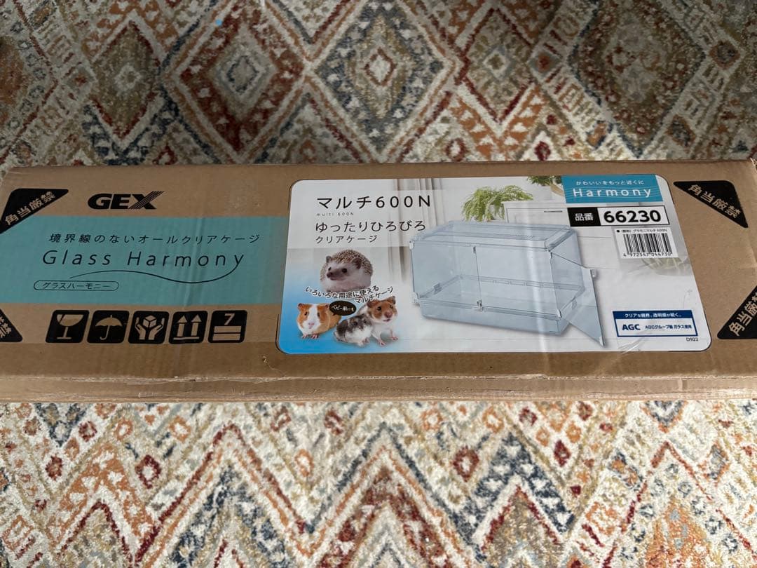 ＧＥＸ　グラスハーモニーマルチ　６００Ｎハムスター　ケージ　開封未使用品