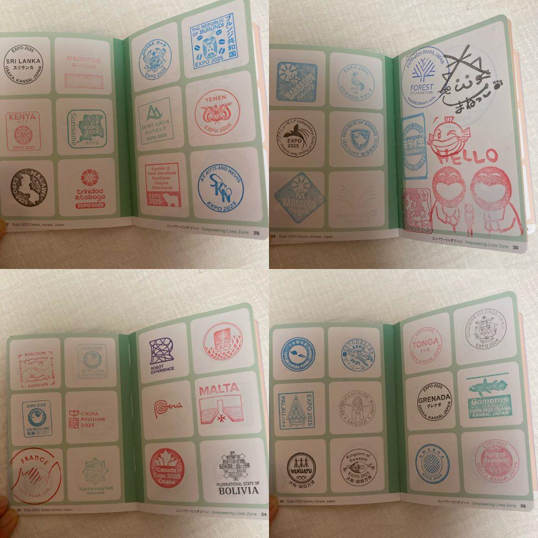 EXPO 2025 スタンプパスポート　コンプリート