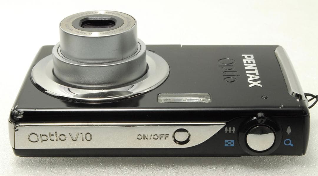 PENTAX Optio V10 ❤️スマホ転送 ブラック コンデジ カメラ