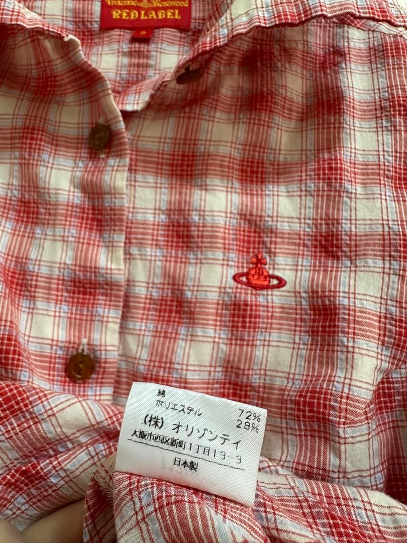 Vivienne Westwood RED LABEL チェック柄 シャツ