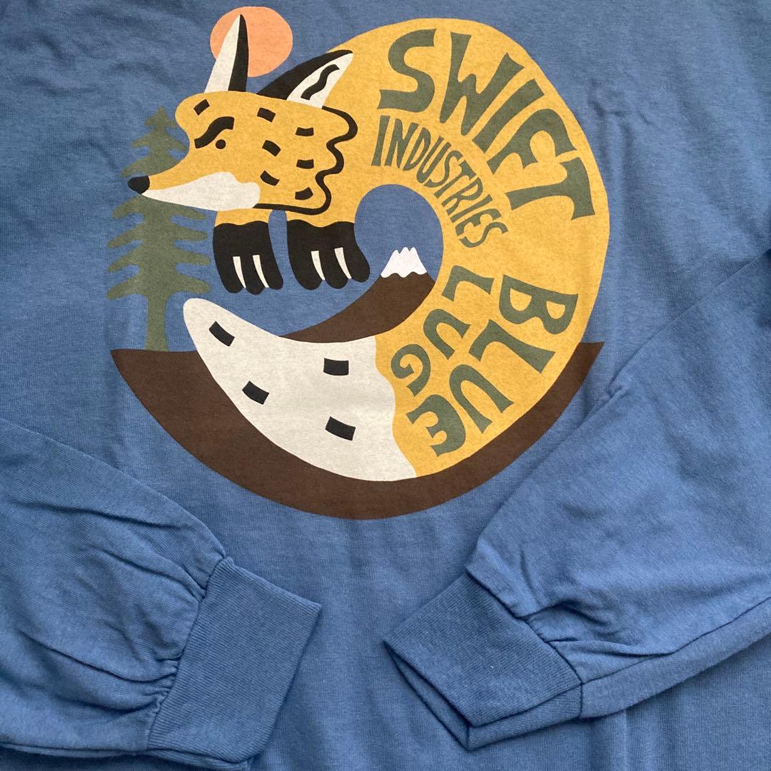 タグ付き新品Lサイズ　BLUE LUG スイフトブルー 長袖Tシャツ