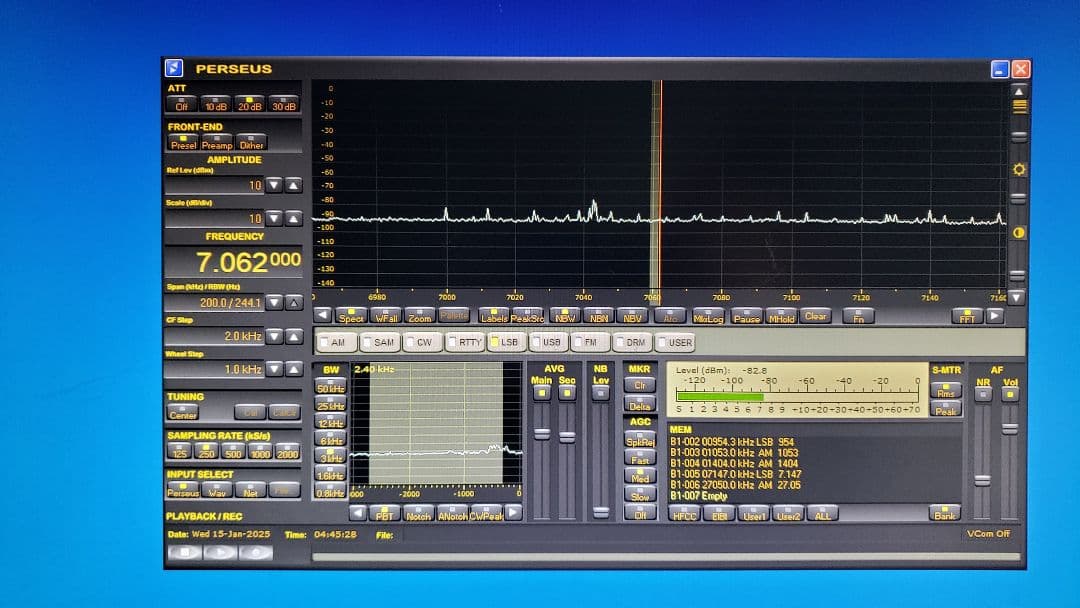 PERSEUS SDR 受信機