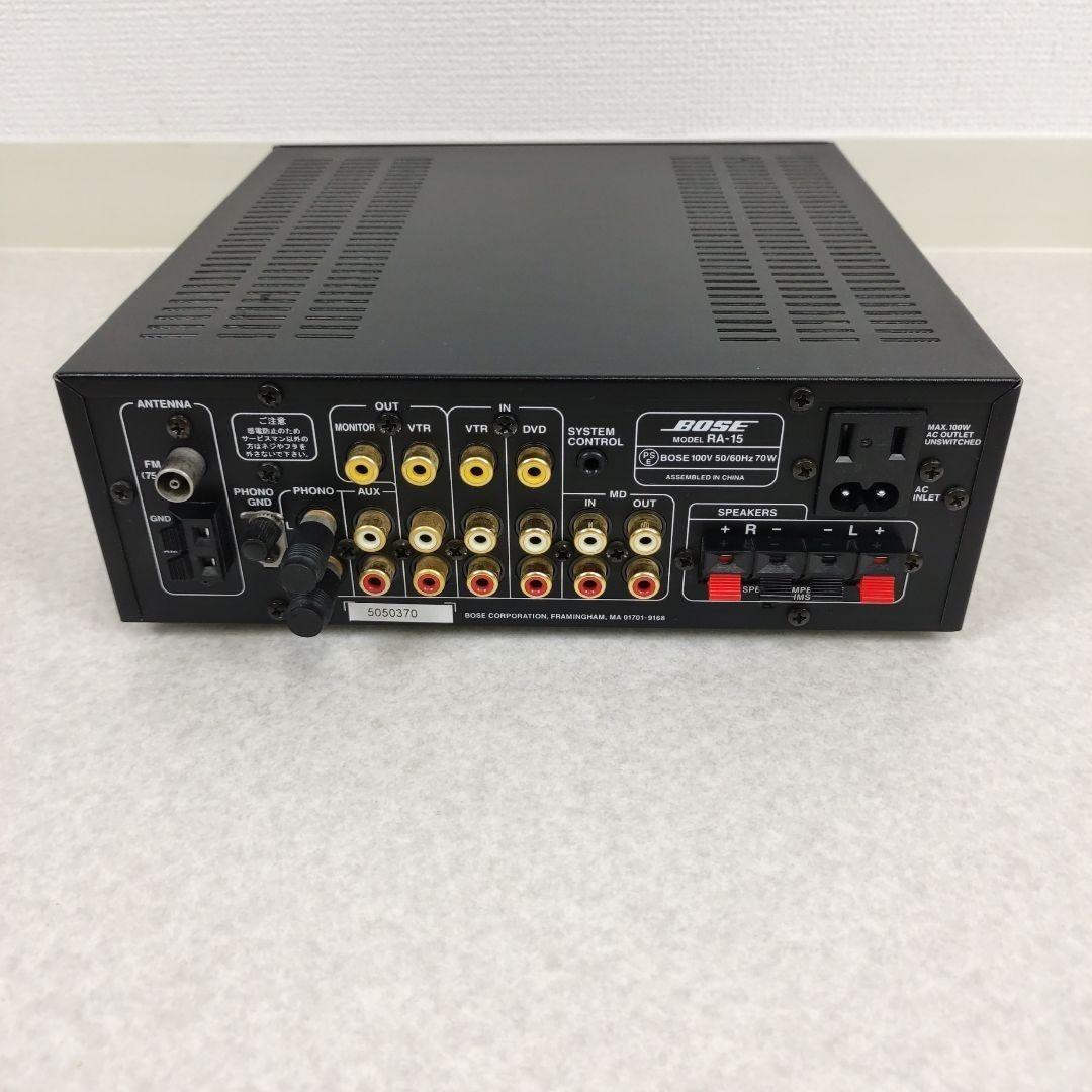 【美品】BOSE RA-15 ステレオレシーバー アンプ ボーズ コンポ 単体