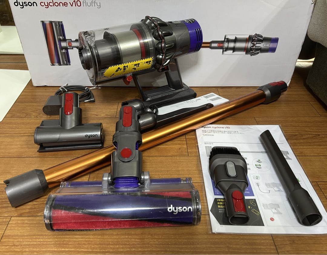 【美品】ダイソン dyson V10 SV12 64分12秒 分解清掃済
