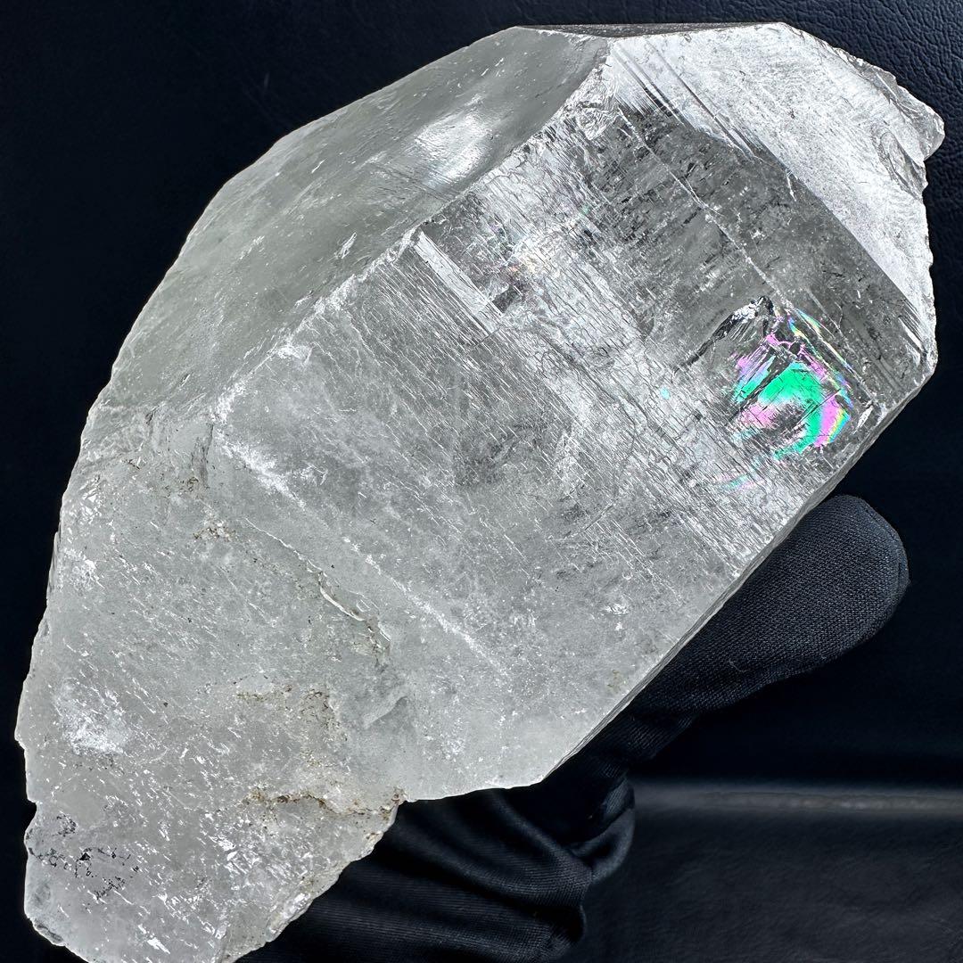 別格高級品 ❗️巨大❗️超強いパワー虹入り☆ヒマラヤ水晶パワーストーン浄化A1163
