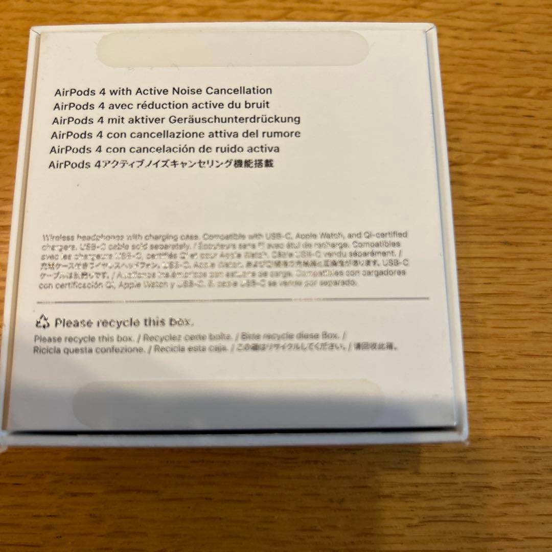 Apple AirPods 4(ANC搭載モデル)本体