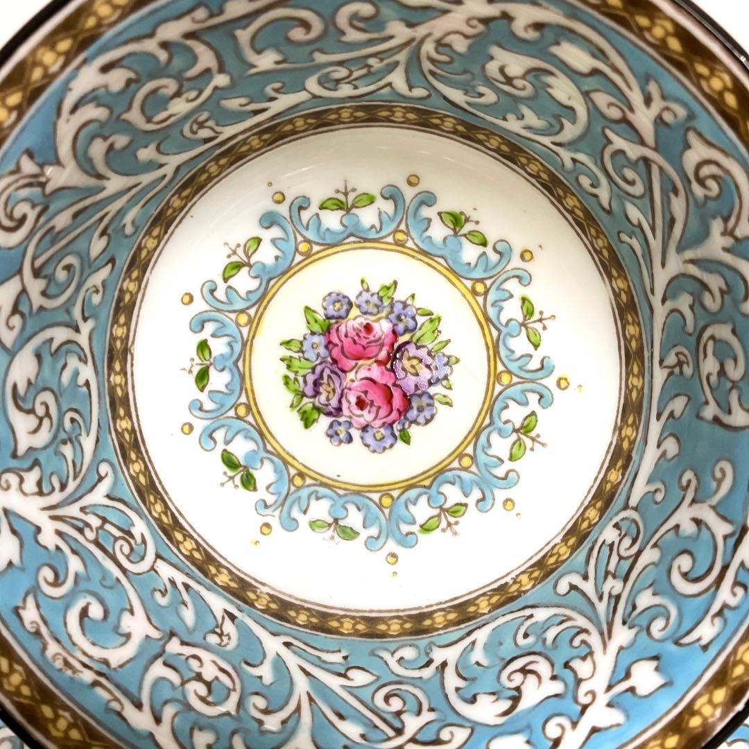 ウェッジウッド Praze ターコイズ トリオ　② 20cmプレート