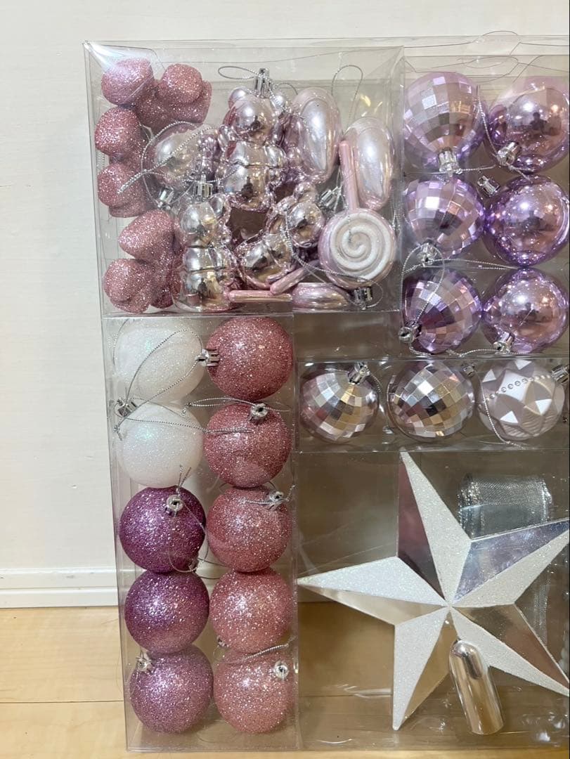 Francfranc 150cmクリスマスツリー ピンク