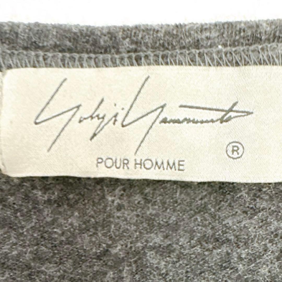 美品✨ヨウジヤマモト プールオム（2）長袖ニットセーター ウール毛100 秋冬