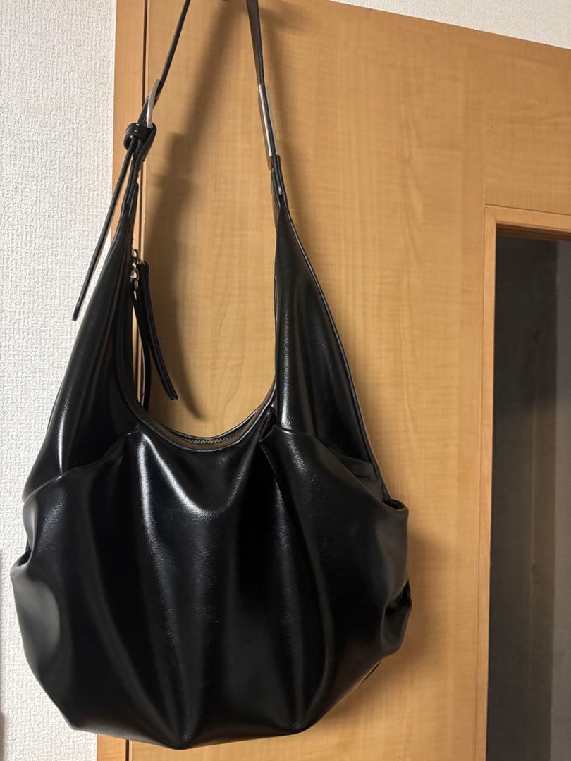 Jent Louis ブラック ショルダーバッグ