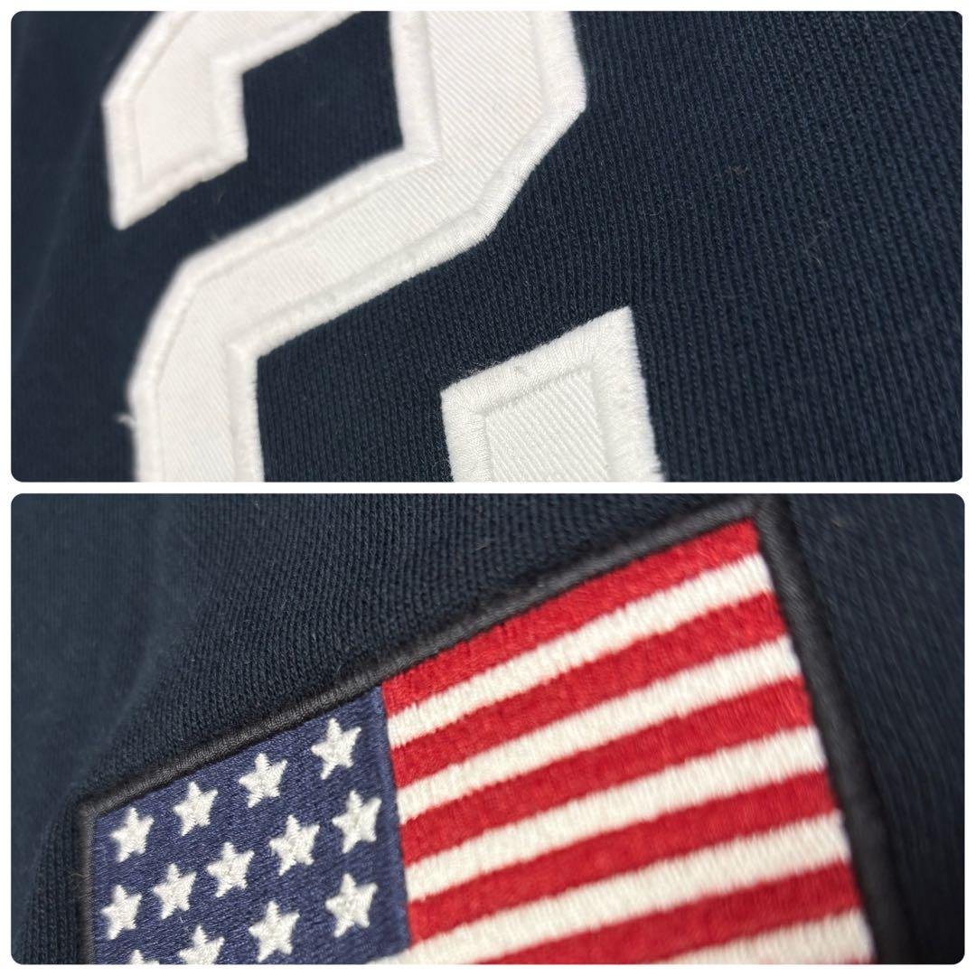 ラルフローレン USAフラッグ ビッグポニー ジップスウェット S
