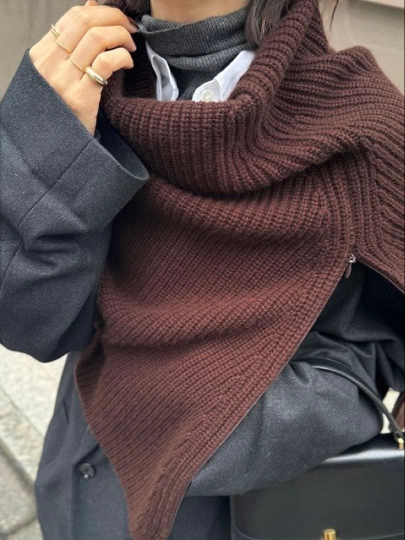 アバルトモンGOOD GRIEFグッドグリーフRIBBED KNIT SNOOD