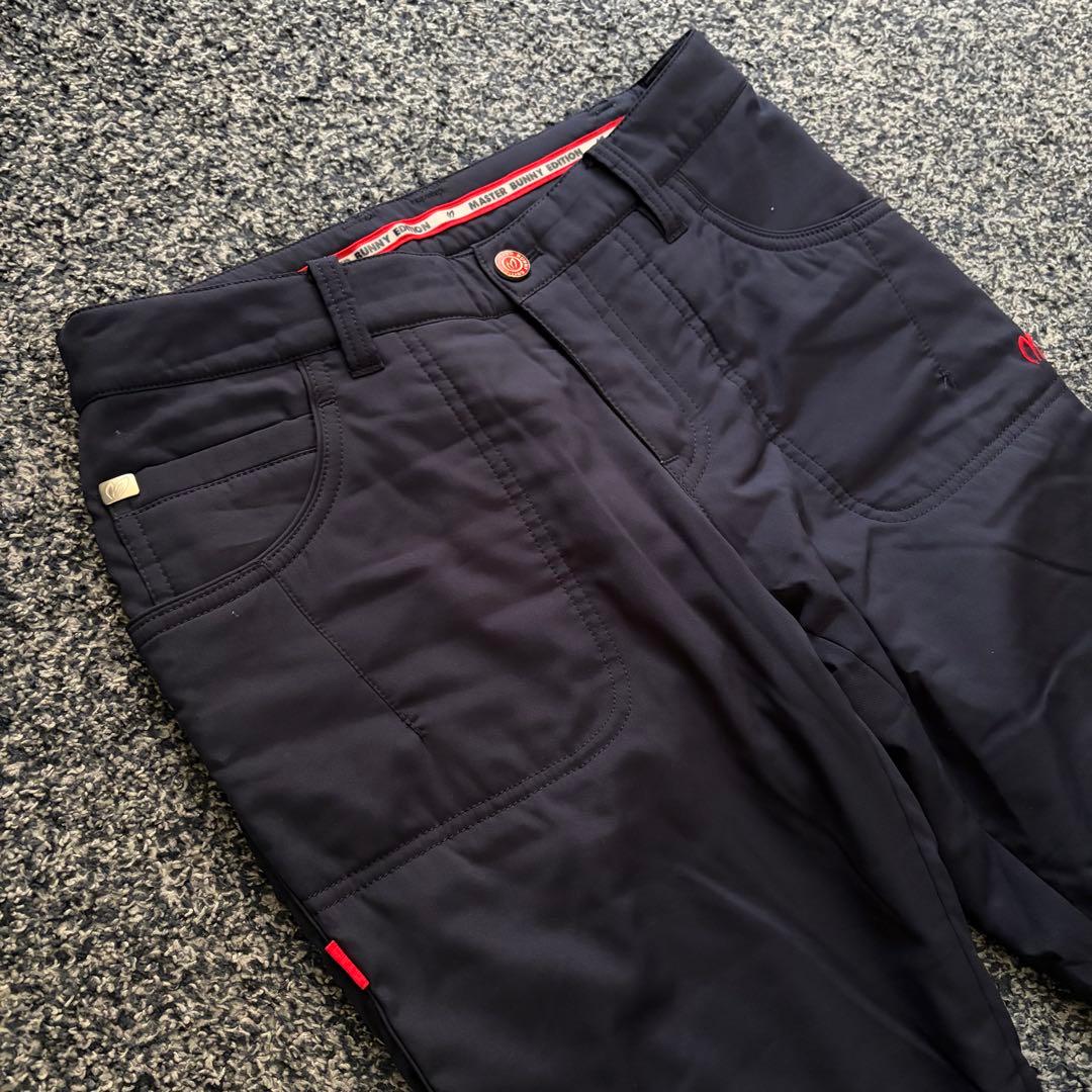 マスターバニーエディション　中綿　パンツ　蓄熱裏地付　ゴルフウェア　ネイビー　0