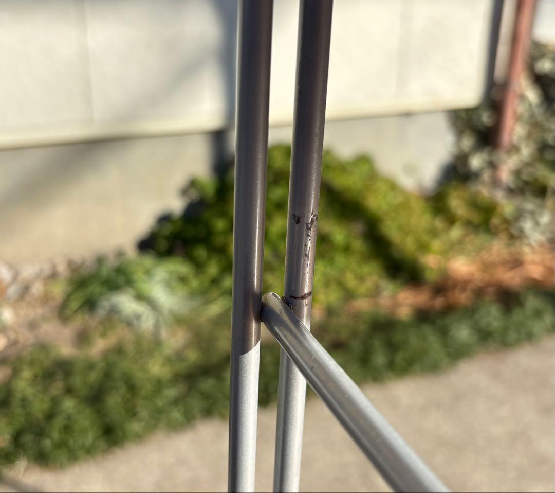 【中古・使用感有り】 無印良品 スチールユニットシェルフ 小　棚板合板製