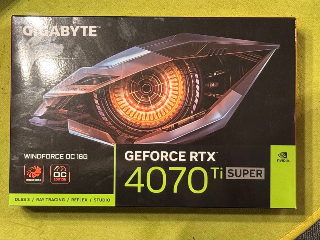 グラフィックボード・グラボ・ビデオカード GIGABYTE GeForce RTX 4070 Ti SuperOC 16G