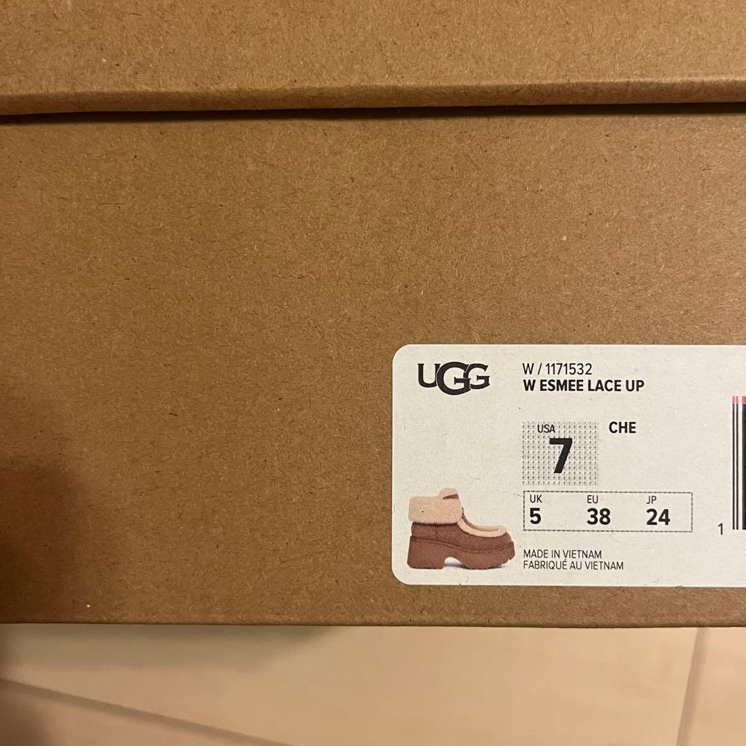 UGG Esmee Lace Up アグ　エスミーレースアップ　US7 24cm