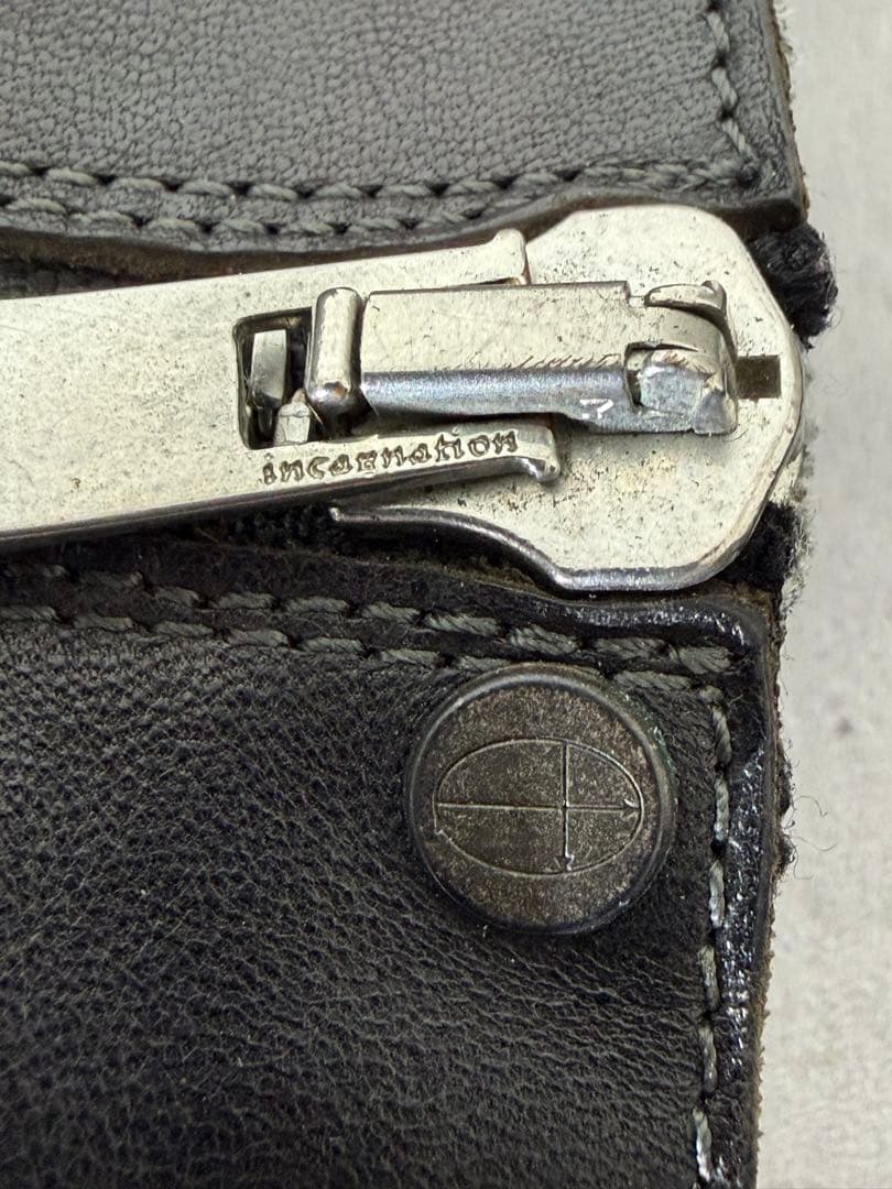 インカネーション サイドZIPレザーブーツ