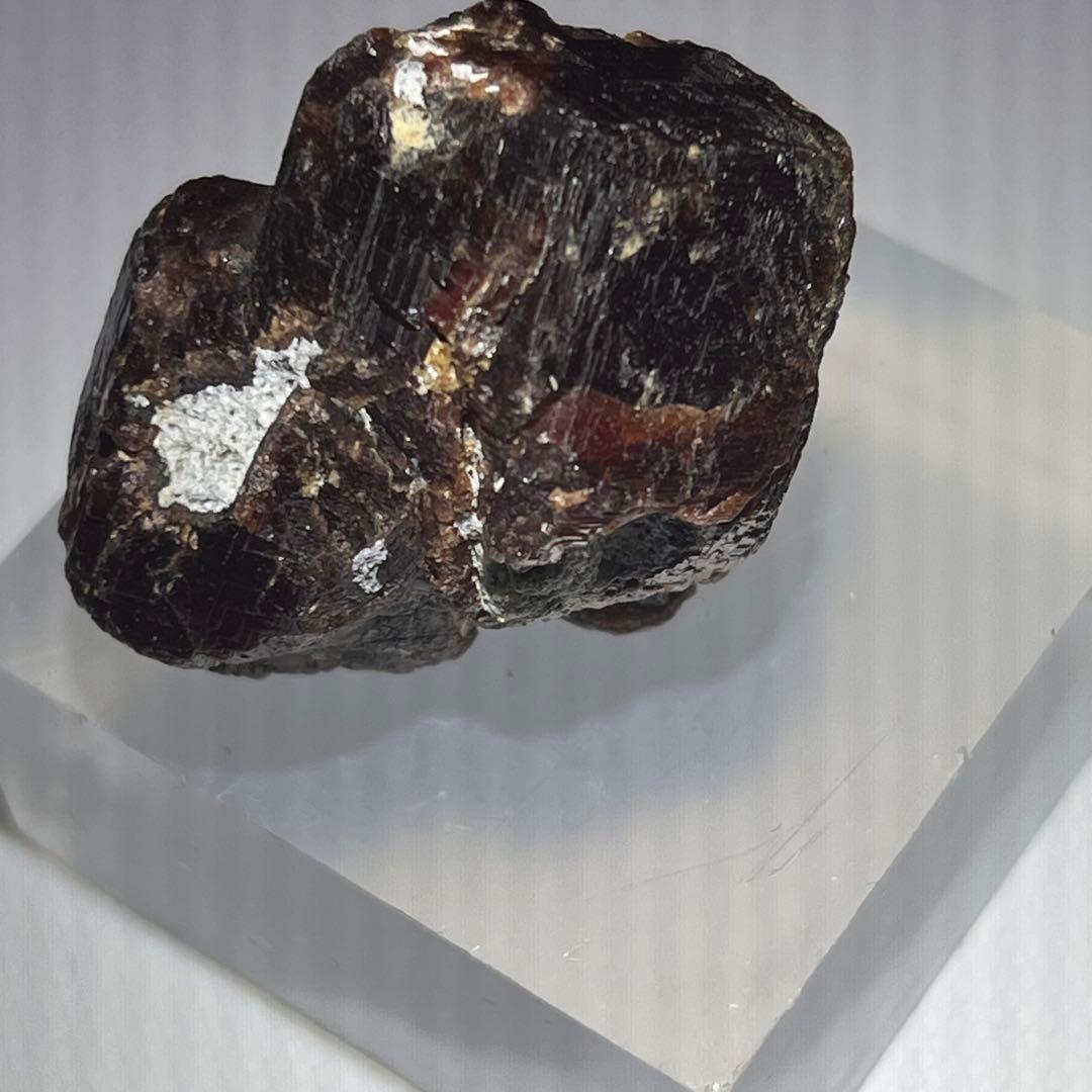 ガーネット 2点セット　1x 母岩付き クラスタ