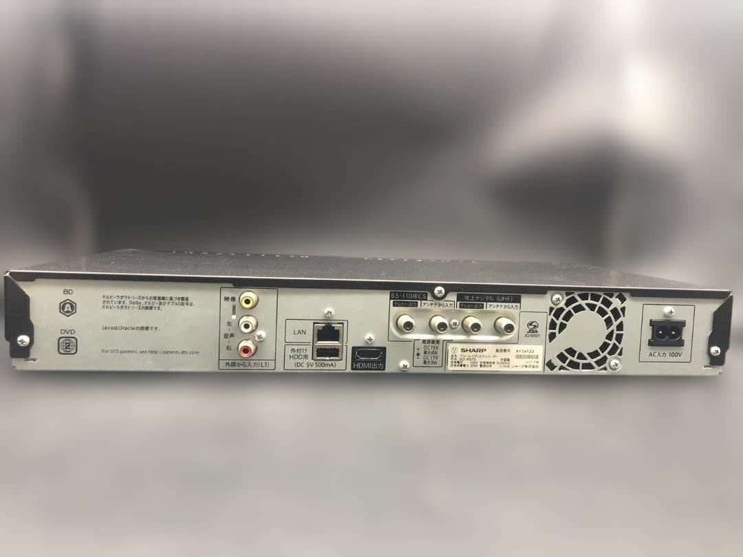 SHARP シャープ ブルーレイレコーダー 2番組同時録画 BDレコーダー