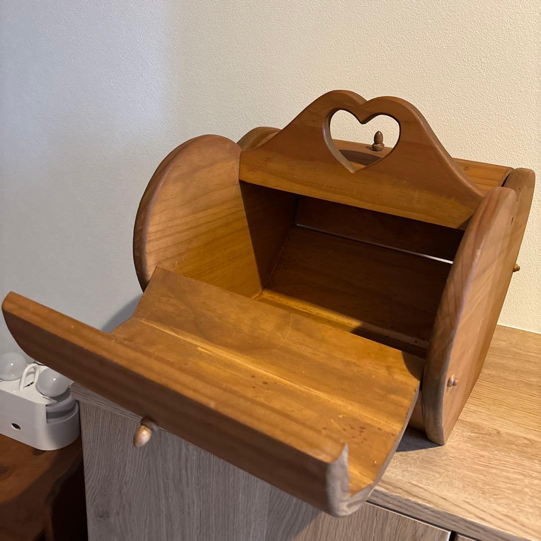 大特価‼️早い者勝ち‼️こんな可愛い素敵な木製ボックス見たことない‼️