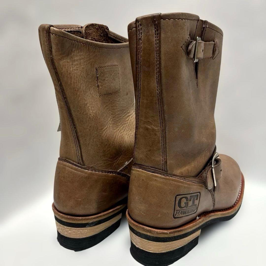 新品GT HAWKINS エンジニアブーツ／ホーキンス タン ベージュ ヌバック