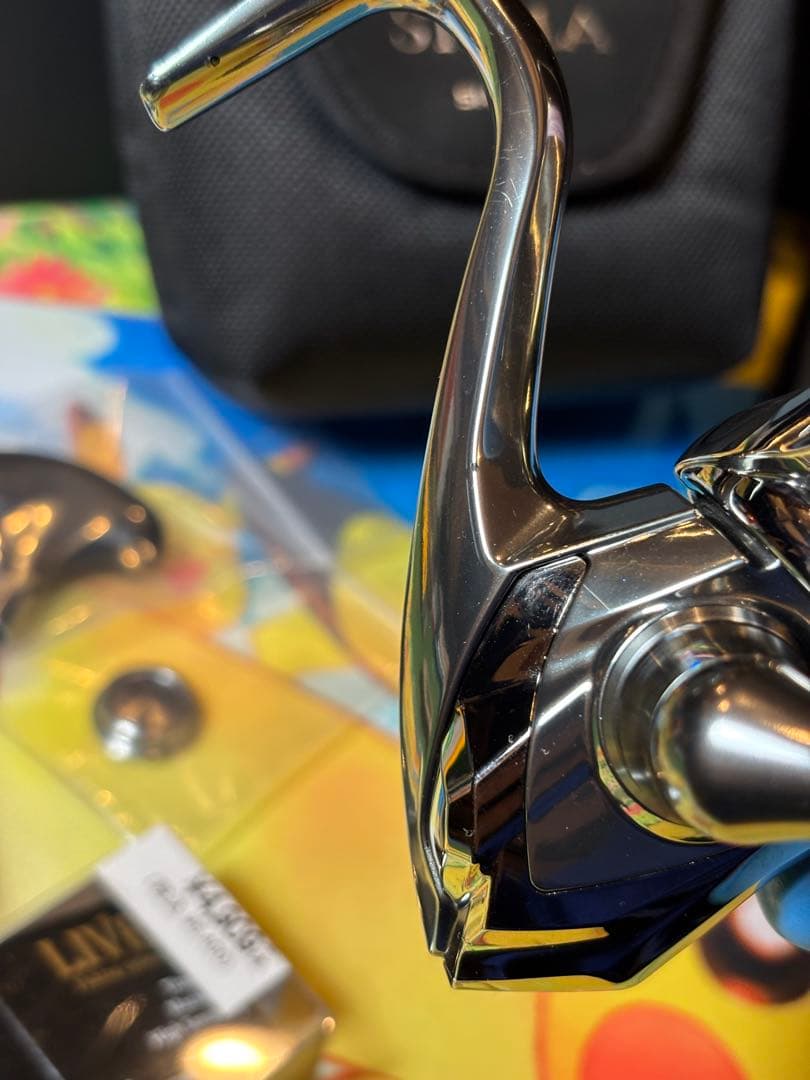 シマノ18 ステラ 2500S 夢屋スプールPE0815 LIVRE ノブ