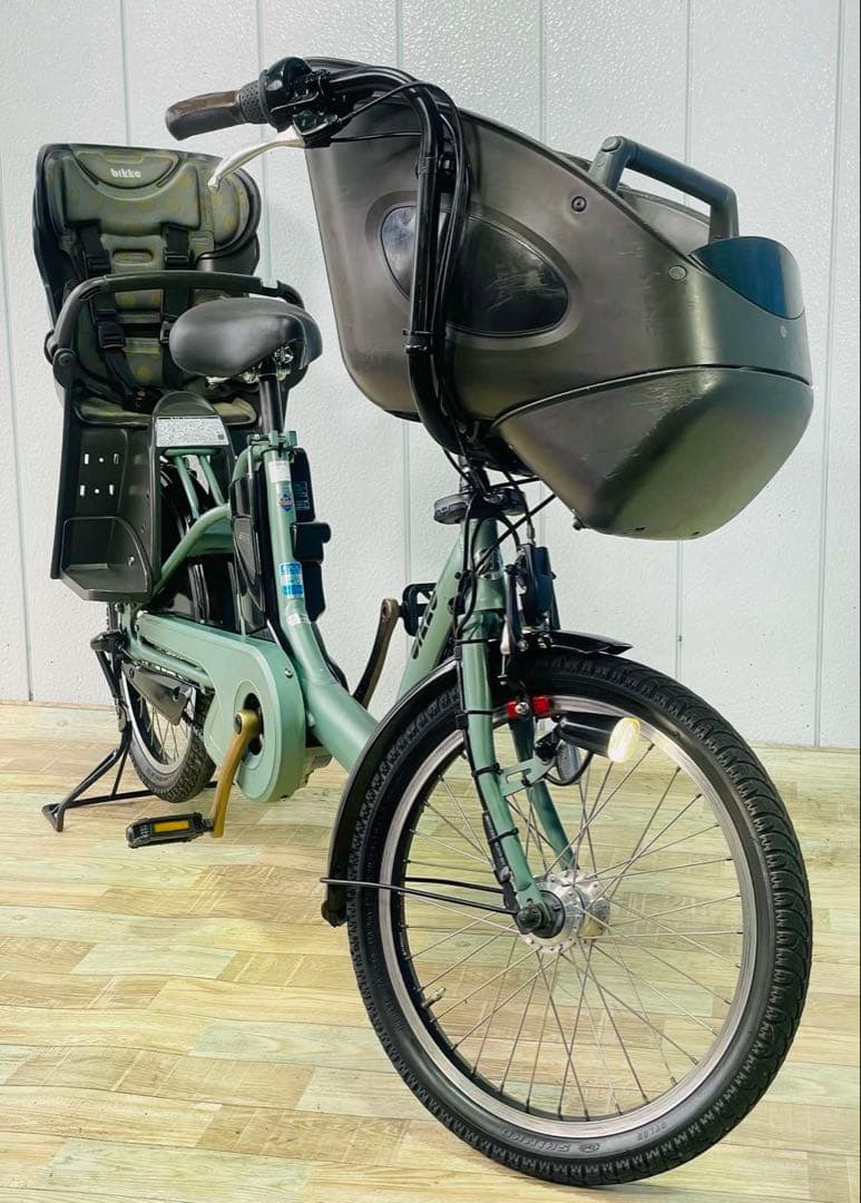 3233ブリヂストン8.9アンペア　3人乗り対応子供乗せ　電動アシスト自転車