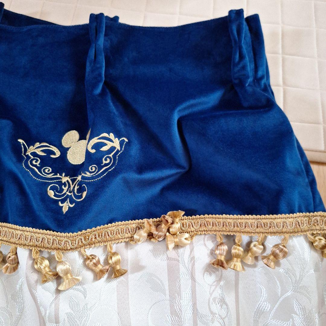 ディズニー ミッキージャカード 遮光カーテン 約100×120 2枚セット