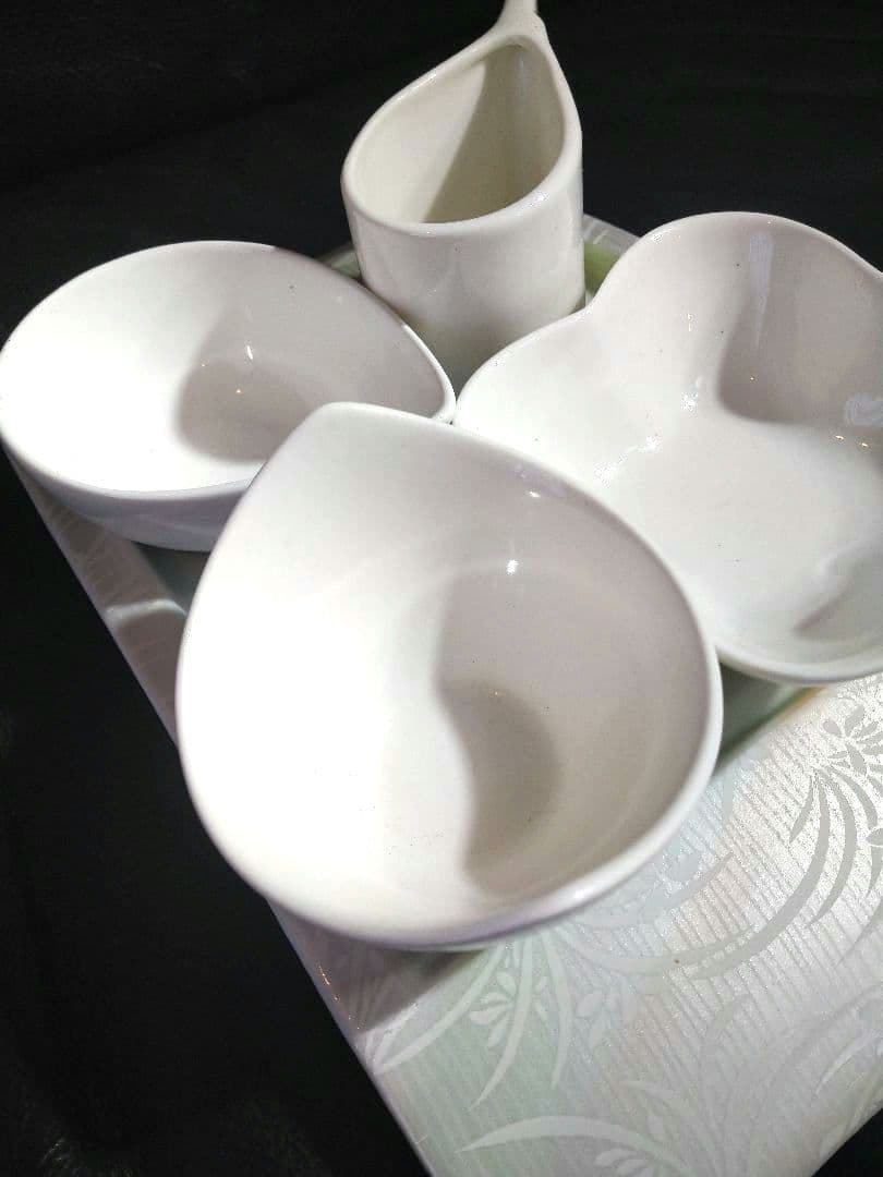 ♥ホームパーティー用♥美濃焼 ・名作良峰作高級浮き上り銀彩皿⬛洋風５種豪華２組