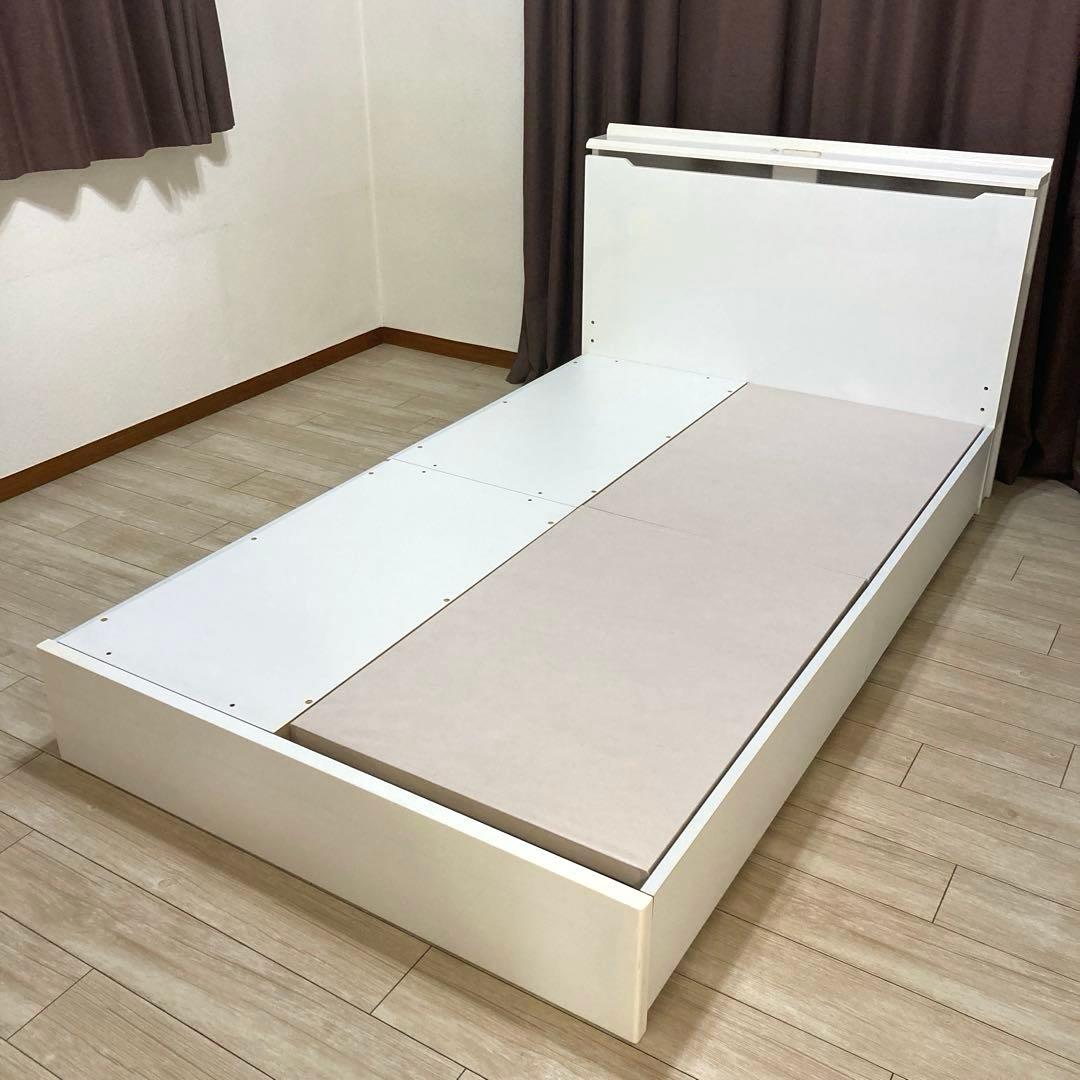 【自社配送エリア限定販売】ニトリ/多機能セミダブルサイズベッドフレーム②