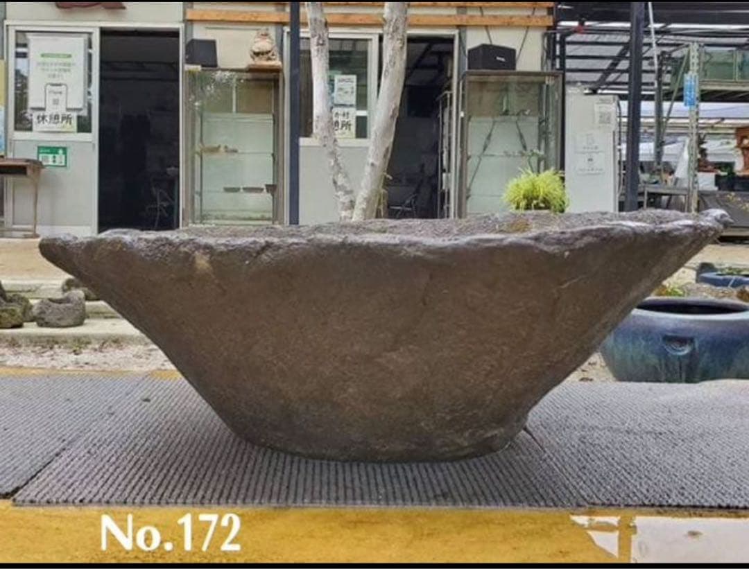 メダカ鉢　睡蓮鉢　オリジナル一品物手造りメダカ鉢　66センチ No.172