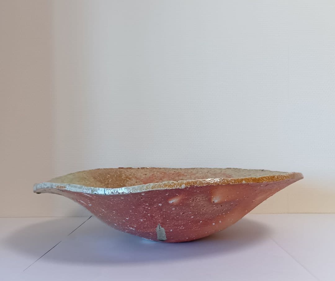 【価格値下げ】丸大皿 花生け お皿 杉本貞光 作