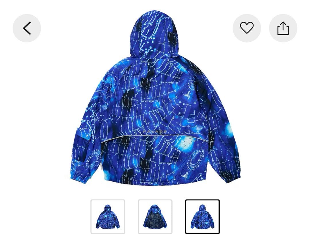 ジャケット・アウター Palace Arc Shell Hooded Jacket S size