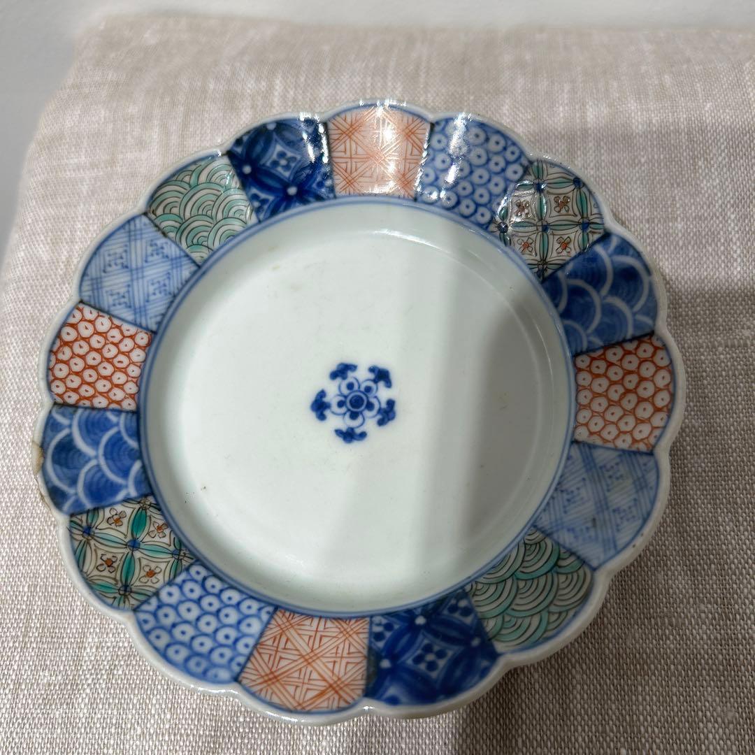 11代柿右衛門作　小皿　５枚セット　完品