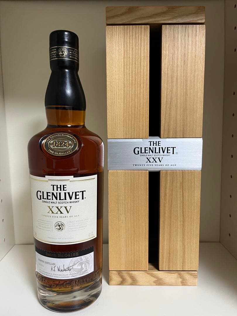 正規品 旧ボトル グレンリベット25年 glenlivet25