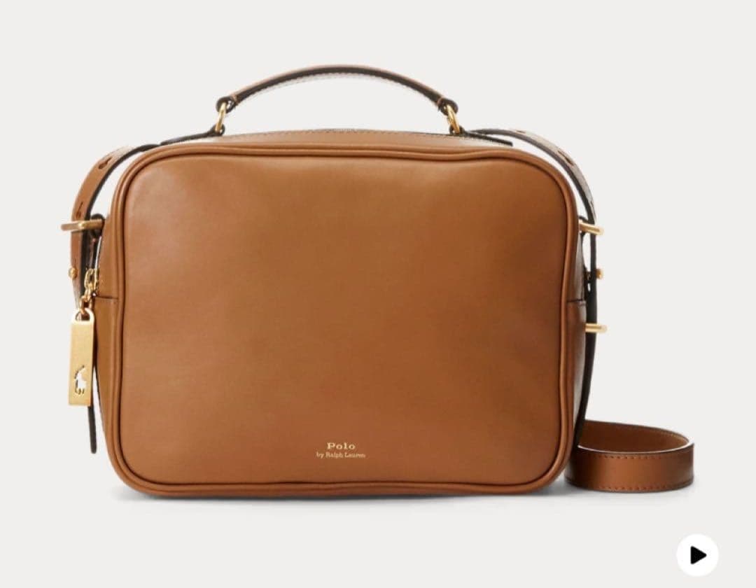 Polo by Ralph Lauren カーフスキン クロスボディカメラ