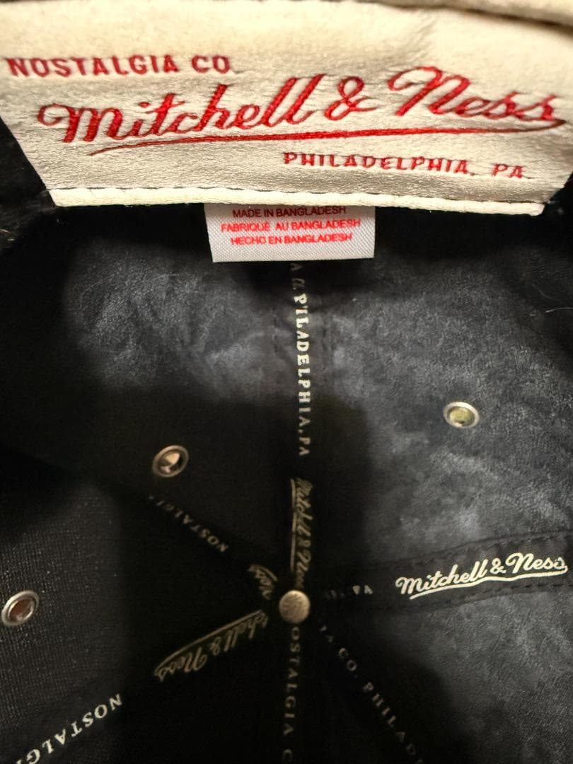 【高級ラムスキン】ミッチェルアンドネス レイダース レザーキャップ NFL 本革